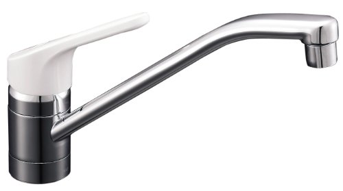 LIXIL(リクシル) INAX キッチン用 台付 シングルレバーワンホールキッチン水栓 泡沫 取付穴径35~39mm 吐水...