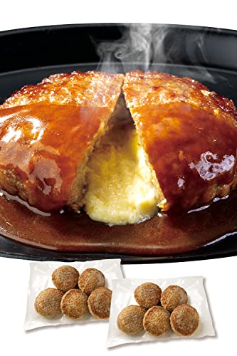ガスト チーズＩＮハンバーグ １０個 冷凍 焼成 ハンバーグ １５０ｇ デミグラスソース付 電子レンジであた...