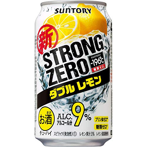 サントリー-196℃ ストロングゼロ ダブルレモン ［ チューハイ 350ml×24缶 ］